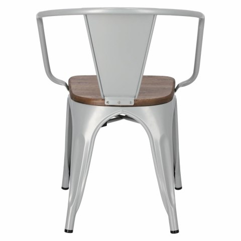 D2.DESIGN Krzesło Paris Arms Wood szare sosna orze ch D2.DESIGN Krzesło Paris Arms Wood szare sosna orze ch