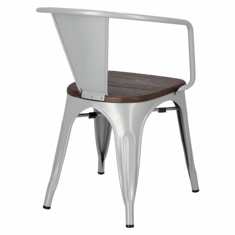D2.DESIGN Krzesło Paris Arms Wood szare sosna szcz otkowana D2.DESIGN Krzesło Paris Arms Wood szare sosna szcz otkowana