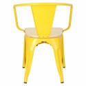 D2.DESIGN Krzesło Paris Arms Wood żółte sosna natu ralna D2.DESIGN Krzesło Paris Arms Wood żółte sosna natu ralna