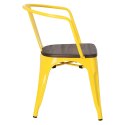 D2.DESIGN Krzesło Paris Arms Wood żółte sosna szcz otkowana D2.DESIGN Krzesło Paris Arms Wood żółte sosna szcz otkowana