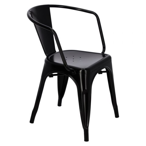 KRZESŁO Z PODŁOKIETNIKAMI Paris Arms D2.DESIGN czarne metalowe, inspirowane To lix MOŻNA SZTAPLOWAĆ DO DOMU I DO LOKALU KRZESŁO Z PODŁOKIETNIKAMI Paris Arms D2.DESIGN czarne metalowe, inspirowane To lix MOŻNA SZTAPLOWAĆ DO DOMU I DO LOKALU