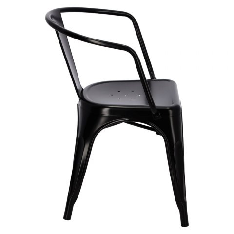 KRZESŁO Z PODŁOKIETNIKAMI Paris Arms D2.DESIGN czarne metalowe, inspirowane To lix MOŻNA SZTAPLOWAĆ DO DOMU I DO LOKALU KRZESŁO Z PODŁOKIETNIKAMI Paris Arms D2.DESIGN czarne metalowe, inspirowane To lix MOŻNA SZTAPLOWAĆ DO DOMU I DO LOKALU
