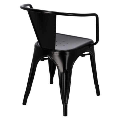 KRZESŁO Z PODŁOKIETNIKAMI Paris Arms D2.DESIGN czarne metalowe, inspirowane To lix MOŻNA SZTAPLOWAĆ DO DOMU I DO LOKALU KRZESŁO Z PODŁOKIETNIKAMI Paris Arms D2.DESIGN czarne metalowe, inspirowane To lix MOŻNA SZTAPLOWAĆ DO DOMU I DO LOKALU