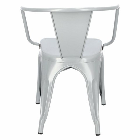 D2.DESIGN Krzesło Paris Arms metalowe szare inspirowane Tol ix, można sztaplować D2.DESIGN Krzesło Paris Arms metalowe szare inspirowane Tol ix, można sztaplować