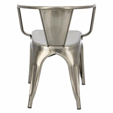 D2.DESIGN Krzesło Paris Arms w kolorze metalu inspirowane Tolix, metalowe, sztaplowanie D2.DESIGN Krzesło Paris Arms w kolorze metalu inspirowane Tolix, metalowe, sztaplowanie