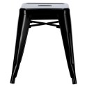 D2.DESIGN Stołek Taboret Paris czarny inspirowany Tolix metalowy można sztaplować do kuchni recepcji baru D2.DESIGN Stołek Taboret Paris czarny inspirowany Tolix metalowy można sztaplować do kuchni recepcji baru