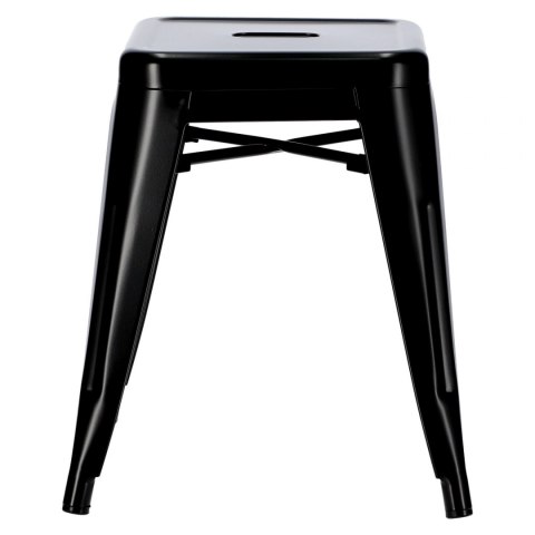 D2.DESIGN Stołek Taboret Paris czarny inspirowany Tolix metalowy można sztaplować do kuchni recepcji baru D2.DESIGN Stołek Taboret Paris czarny inspirowany Tolix metalowy można sztaplować do kuchni recepcji baru