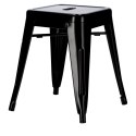 D2.DESIGN Stołek Taboret Paris czarny inspirowany Tolix metalowy można sztaplować do kuchni recepcji baru D2.DESIGN Stołek Taboret Paris czarny inspirowany Tolix metalowy można sztaplować do kuchni recepcji baru