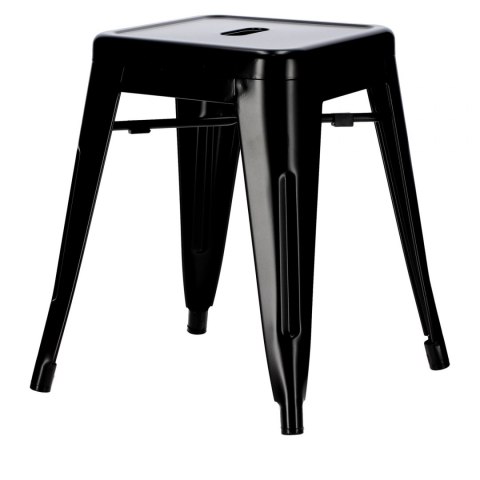 D2.DESIGN Stołek Taboret Paris czarny inspirowany Tolix metalowy można sztaplować do kuchni recepcji baru D2.DESIGN Stołek Taboret Paris czarny inspirowany Tolix metalowy można sztaplować do kuchni recepcji baru