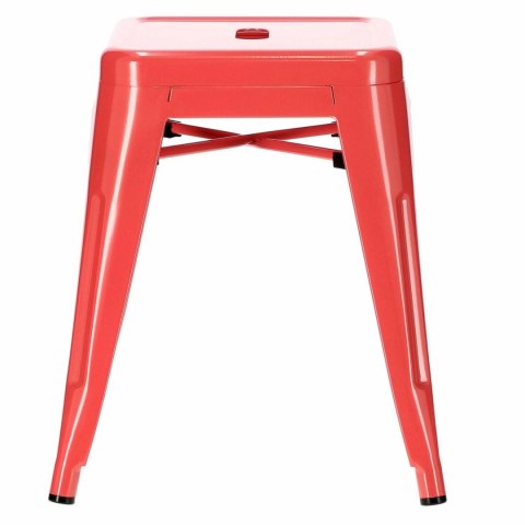 STOŁEK TABORET Paris CZERWONY inspirowany Tolix D2.DESIGN METALOWY Z PRAKTYCZNYM UCHWYTEM STOŁEK TABORET Paris CZERWONY inspirowany Tolix D2.DESIGN METALOWY Z PRAKTYCZNYM UCHWYTEM