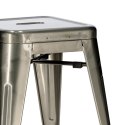 STOŁEK TABORET METALOWY Paris KOLOR METALICZNY insp. Tolix D2.DESIGN DO LOKALU DO JADALNI KUCHNI WYGODNY I STABILNY STOŁEK TABORET METALOWY Paris KOLOR METALICZNY insp. Tolix D2.DESIGN DO LOKALU DO JADALNI KUCHNI WYGODNY I STABILNY