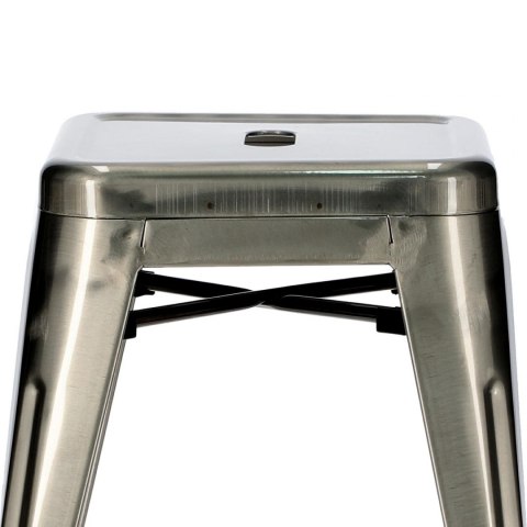 STOŁEK TABORET METALOWY Paris KOLOR METALICZNY insp. Tolix D2.DESIGN DO LOKALU DO JADALNI KUCHNI WYGODNY I STABILNY STOŁEK TABORET METALOWY Paris KOLOR METALICZNY insp. Tolix D2.DESIGN DO LOKALU DO JADALNI KUCHNI WYGODNY I STABILNY