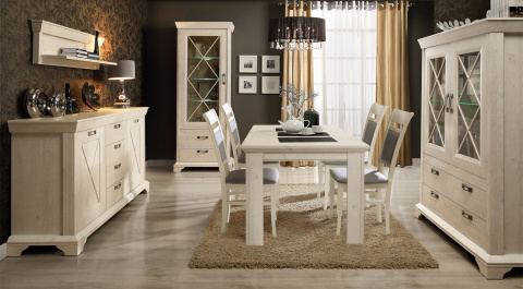 Meble Forte KASHMIR KSMK223-D43 Komoda Pinia Biała Meble Forte KASHMIR KSMK223-D43 Komoda Pinia Biała