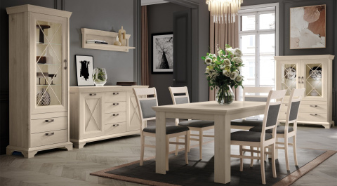 Meble Forte KASHMIR KSMK26-D43 Komoda Pinia Biała Meble Forte KASHMIR KSMK26-D43 Komoda Pinia Biała