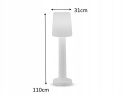 NEW GARDEN lampa ogrodowa CARMEN 110 B biała - LED, wbudowana bateria NEW GARDEN lampa ogrodowa CARMEN 110 B biała - LED, wbudowana bateria