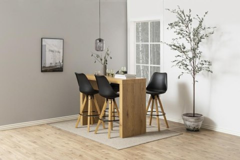 ACTONA Stołek barowy Dima czarny wood ACTONA Stołek barowy Dima czarny wood