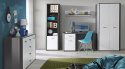 Meble Forte HEY HEYK231-C230 Komoda młodzieżowa Szary/Biały Meble Forte HEY HEYK231-C230 Komoda młodzieżowa Szary/Biały