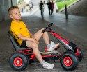 Milly Mally Pojazd Gokart na pedały Thor Green Zielony duże łożyskowane koła skrzynia biegów sportowa kierownica 3 lata +