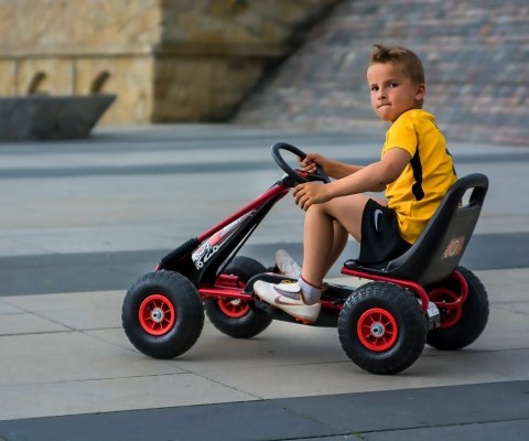 Milly Mally Pojazd Gokart na pedały Thor Green Zielony duże łożyskowane koła skrzynia biegów sportowa kierownica 3 lata + Milly Mally Pojazd Gokart na pedały Thor Green Zielony duże łożyskowane koła skrzynia biegów sportowa kierownica 3 lata +