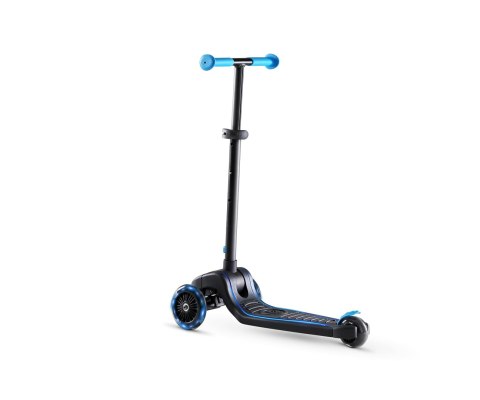 Qplay Hulajnoga Future Scooter Jeździk Blue Niebieski aluminiowa składana wbudowane światła LED reg. wysokość kierownicy hamulec Qplay Hulajnoga Future Scooter Jeździk Blue Niebieski aluminiowa składana wbudowane światła LED reg. wysokość kierownicy hamulec