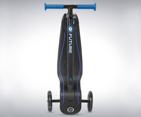 Qplay Hulajnoga Future Scooter Jeździk Blue Niebieski aluminiowa składana wbudowane światła LED reg. wysokość kierownicy hamulec Qplay Hulajnoga Future Scooter Jeździk Blue Niebieski aluminiowa składana wbudowane światła LED reg. wysokość kierownicy hamulec