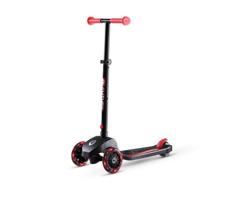 Qplay Qplay Hulajnoga Future Scooter Jeździk Red Czerwony świecące koła hamulec regulowana wys. kierownicy składana aluminium