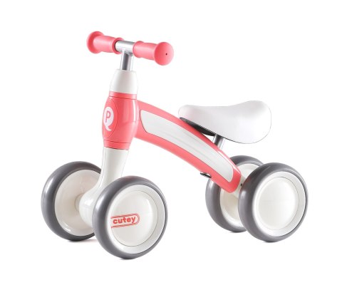 Qplay Pojazd Jeździk Rowerek Cutey Pink Różowy Biały Pchacz Chodzik regulowana wysokość kierownicy ogranicznik skrętu Qplay Pojazd Jeździk Rowerek Cutey Pink Różowy Biały Pchacz Chodzik regulowana wysokość kierownicy ogranicznik skrętu