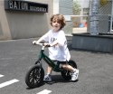 Qplay Rowerek Biegowy Racer Green Zielony Biały siodełko pompowane łożyskowane koła regulacja wysokości siodełka i kierownicy Qplay Rowerek Biegowy Racer Green Zielony Biały siodełko pompowane łożyskowane koła regulacja wysokości siodełka i kierownicy