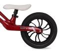 Qplay Qplay Rowerek Biegowy Racer Red Czerwony siodełko Białe pompowane łożyskowane koła regulacja wysokości siodełka kierownicy Qplay Qplay Rowerek Biegowy Racer Red Czerwony siodełko Białe pompowane łożyskowane koła regulacja wysokości siodełka kierownicy