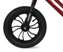 Qplay Qplay Rowerek Biegowy Racer Red Czerwony siodełko Białe pompowane łożyskowane koła regulacja wysokości siodełka kierownicy Qplay Qplay Rowerek Biegowy Racer Red Czerwony siodełko Białe pompowane łożyskowane koła regulacja wysokości siodełka kierownicy