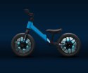 Qplay Qplay Rowerek Biegowy Spark Blue Niebieski Czarny gumowe świecące koła LED regulacja wysokości siodełka i kierownicy