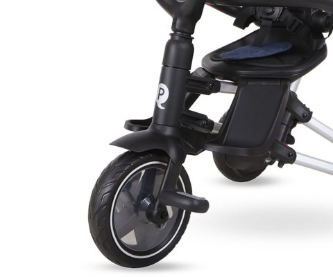 Qplay Rowerek Trójkołowy Nova Eva Niebieski 3w1 składany siedzisko 360 regulowane pasy aluminiowa rama ogranicznik skrętu 10m+ Qplay Rowerek Trójkołowy Nova Eva Niebieski 3w1 składany siedzisko 360 regulowane pasy aluminiowa rama ogranicznik skrętu 10m+