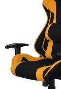 SIGNAL FOTEL OBROTOWY VIPER CZARNY / ŻÓŁTY TKANINA TILT 140kg gamingowy krzesło do biurka Gamingowe