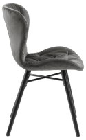 ACTONA Krzesło Batilda VIC dark grey/ pikowana ACTONA Krzesło Batilda VIC dark grey/ pikowana