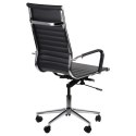Fotel obrotowy ALTO czarny - krzesło biurowe do biurka - TILT