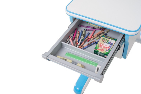 Fun Desk Libro Blue BIURKO Regulow NIEBIESKI BIAŁY Fun Desk Libro Blue BIURKO Regulow NIEBIESKI BIAŁY