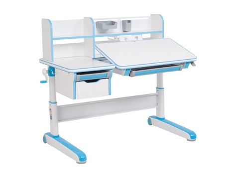 Fun Desk Libro Blue BIURKO Regulow NIEBIESKI BIAŁY Fun Desk Libro Blue BIURKO Regulow NIEBIESKI BIAŁY