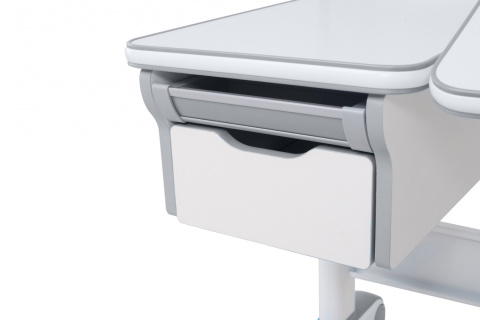 Fun Desk Libro Grey biurko regulowane białe szare Fun Desk Libro Grey biurko regulowane białe szare