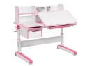 Fun Desk Libro Pink BIURKO REGULOWANE RÓŻOWY BIAŁY Fun Desk Libro Pink BIURKO REGULOWANE RÓŻOWY BIAŁY