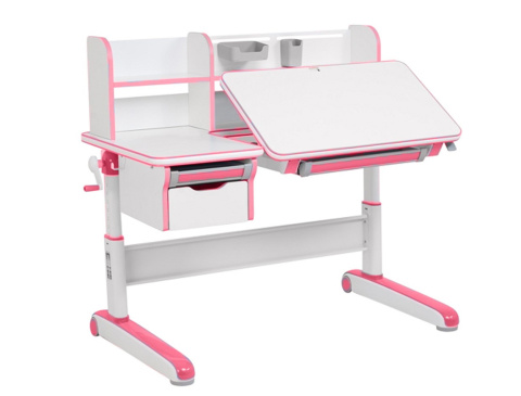 Fun Desk Libro Pink BIURKO REGULOWANE RÓŻOWY BIAŁY Fun Desk Libro Pink BIURKO REGULOWANE RÓŻOWY BIAŁY