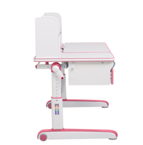 Fun Desk Libro Pink BIURKO REGULOWANE RÓŻOWY BIAŁY Fun Desk Libro Pink BIURKO REGULOWANE RÓŻOWY BIAŁY