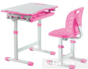 Fun Desk Piccolino III Pink zestaw biurko+krzesło Różowe Białe dla dziewczynki Fun Desk Piccolino III Pink zestaw biurko+krzesło Różowe Białe dla dziewczynki