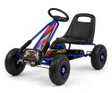 Milly Mally Pojazd Gokart na pedały Thor Blue Niebieski duże łożyskowane koła skrzynia biegów sportowa kierownica 3 lata + Milly Mally Pojazd Gokart na pedały Thor Blue Niebieski duże łożyskowane koła skrzynia biegów sportowa kierownica 3 lata +
