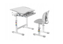 Fun Desk Piccolino III Grey zestaw biurko+krzesło Szare Białe dla dziecka Fun Desk Piccolino III Grey zestaw biurko+krzesło Szare Białe dla dziecka