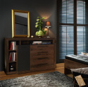 Meble Forte BELLEVUE BLQK351L-N09 Komoda L Dąb Szlachetny/Dąb Czarny Meble Forte BELLEVUE BLQK351L-N09 Komoda L Dąb Szlachetny/Dąb Czarny