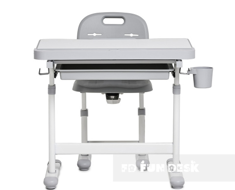 Fun Desk biurko+krzesło dziecięce Cura Grey Regul. Fun Desk biurko+krzesło dziecięce Cura Grey Regul.