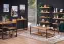 STÓŁ + 6 KRZESEŁ ZESTAW BOLIVAR Halmar DĄB ZŁOTY / CZARNY MDF laminowany stal malowana proszkowo STÓŁ + 6 KRZESEŁ ZESTAW BOLIVAR Halmar DĄB ZŁOTY / CZARNY MDF laminowany stal malowana proszkowo
