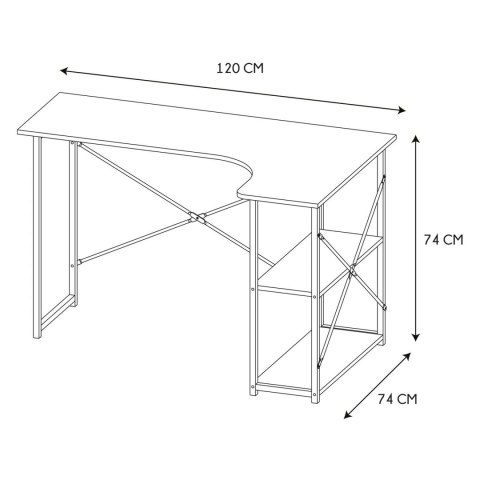 Intesi Biurko narożne Stand Intesi Biurko narożne Stand