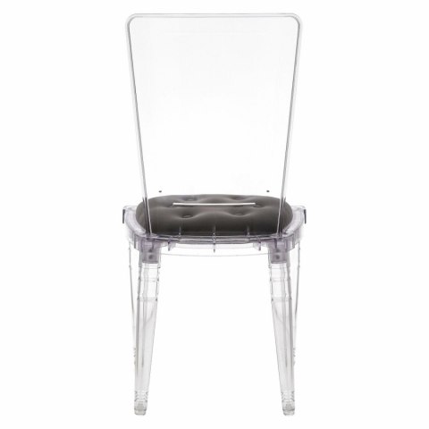 Intesi Krzesło transparentne Prince grey velvet Intesi Krzesło transparentne Prince grey velvet