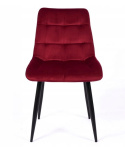 SIGNAL KRZESŁO CHIC MATT VELVET 59 BORDO/CZARNY STELAŻ SIGNAL KRZESŁO CHIC MATT VELVET 59 BORDO/CZARNY STELAŻ